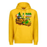 Lemon I dig you St. Patrick's Premium Hoodie - OliviaCreatesArt