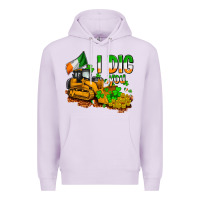 Lilac I dig you St. Patrick's Premium Hoodie - OliviaCreatesArt