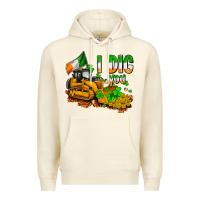 Sandshell I dig you St. Patrick's Premium Hoodie - OliviaCreatesArt