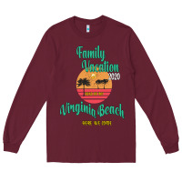 Burgundy Family Vacation 2020 Read Or Not Virginia Beach Here We Come Long Sleeve Tee - Bettercallsaul