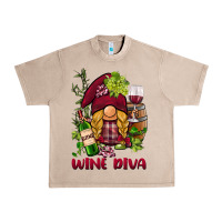 French Oak vine diva  gnome Urban Heavy Tee - BarkalooDesign