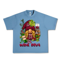Pebble Blue vine diva  gnome Urban Heavy Tee - BarkalooDesign