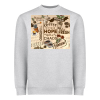 Heather Grey coffee is a cup of hope Heavyweight Sweatshirt - TumblerDesignByShophia