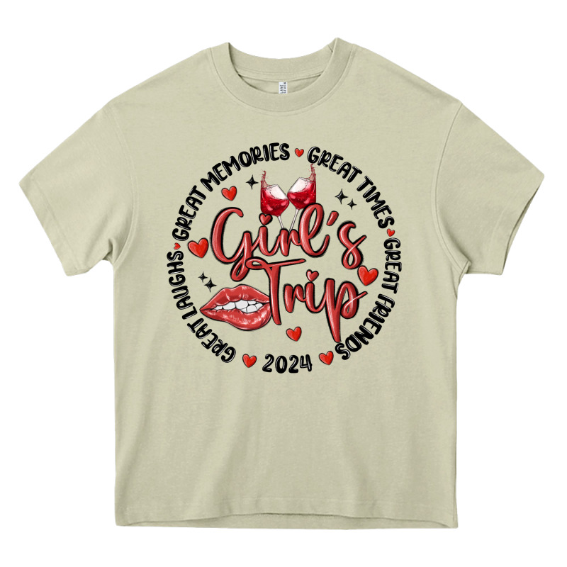Girl's Trip Heavy Core Tee by MaliasSmallBusiness | Teevron
