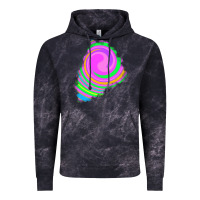 Cloud Black tie dye patch Vintage Hoodie - RanaPortraitStore