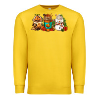 Lemon Halloween thanksgiving christmas coffee cups Premium Sweatshirt - FaDigitalArtStudio