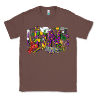 Chestnut RN Registered Nurse Mardi Gras Classic Tee - LillyAllenDesigns