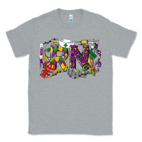 Heather Grey RN Registered Nurse Mardi Gras Classic Tee - LillyAllenDesigns
