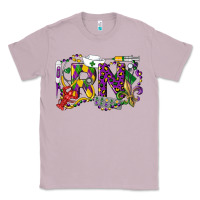 Lilac RN Registered Nurse Mardi Gras Classic Tee - LillyAllenDesigns