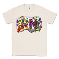 Natural RN Registered Nurse Mardi Gras Classic Tee - LillyAllenDesigns