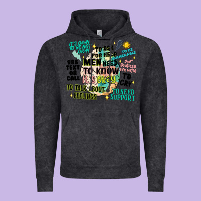 Mens Mental Health Matters Vintage Hoodie Designed By Artiststas