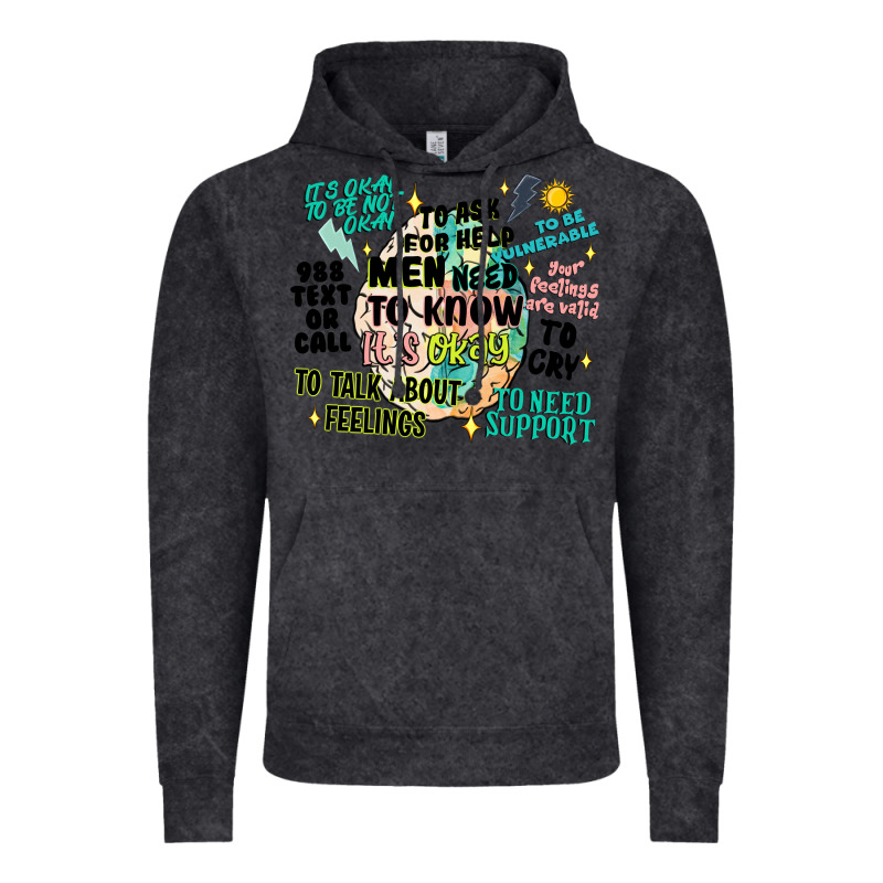 Mens Mental Health Matters Vintage Hoodie by Artiststas | Teevron
