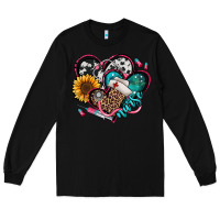 Black nurse hearts Long Sleeve Tee - Jasminsmagicworld
