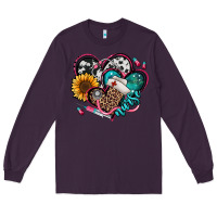 Plum nurse hearts Long Sleeve Tee - Jasminsmagicworld