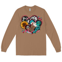 Toasted Coconut nurse hearts Long Sleeve Tee - Jasminsmagicworld