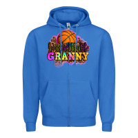 True Royal basketball granny Zipper Hoodie - OliviaCreatesArt