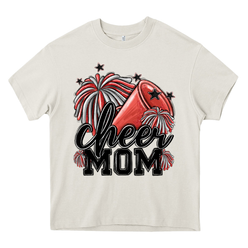 Cheer Mom Heavy Core Tee by MaliasSmallBusiness | Teevron