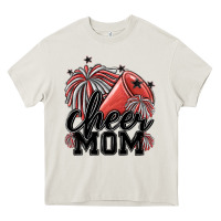 Cream cheer mom Heavy Core Tee - MaliasSmallBusiness
