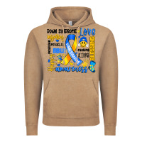 Vintage Coffee down syndrome awareness typography Vintage Hoodie - Artiststas