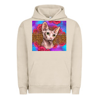 Pigment French Oak purple glitter roses sphynx cat Urban Hoodie - LillyAllenDesigns