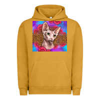 Pigment Peanut Butter purple glitter roses sphynx cat Urban Hoodie - LillyAllenDesigns