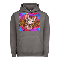 Pigment Tornado purple glitter roses sphynx cat Urban Hoodie - LillyAllenDesigns