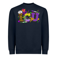 Navy Mardi Gras ICU Nurse Heavyweight Sweatshirt - HowdyJamesFarm
