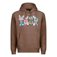 Chestnut Easter bunnies coffee cups Premium Hoodie - OliviaCreatesArt
