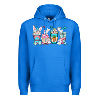 True Royal Easter bunnies coffee cups Premium Hoodie - OliviaCreatesArt