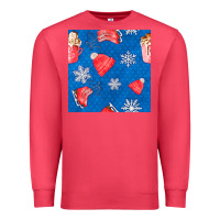 Cardinal winter  snowflakes hot cocoa ice skating shoes Premium Sweatshirt - FaDigitalArtStudio