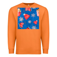 Carrot winter  snowflakes hot cocoa ice skating shoes Premium Sweatshirt - FaDigitalArtStudio