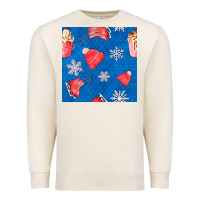 Sandshell winter  snowflakes hot cocoa ice skating shoes Premium Sweatshirt - FaDigitalArtStudio