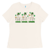 Bone drink drank drunk st. patricks day skeletons Ladies Tee - MaliasSmallBusiness