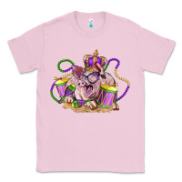 Bubblegum Pink Mardi Gras pig Classic Tee - LillyAllenDesigns