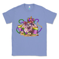 Colony Blue Mardi Gras pig Classic Tee - LillyAllenDesigns