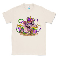 Natural Mardi Gras pig Classic Tee - LillyAllenDesigns