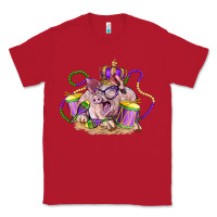 Red Mardi Gras pig Classic Tee - LillyAllenDesigns