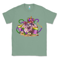 Sage Mardi Gras pig Classic Tee - LillyAllenDesigns