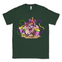 Sports Green Mardi Gras pig Classic Tee - LillyAllenDesigns