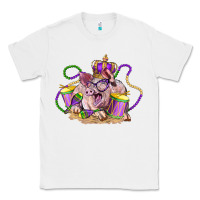 White Mardi Gras pig Classic Tee - LillyAllenDesigns