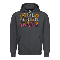 Smoke small business hustler Zipper Hoodie - OliviaCreatesArt