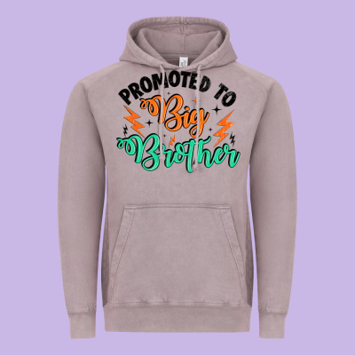 Promoted To Big Brother Vintage Hoodie Designed By Artiststas