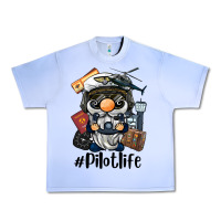 Grape Ice pilot life gnome Urban Heavy Tee - BarkalooDesign