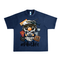 Navy pilot life gnome Urban Heavy Tee - BarkalooDesign