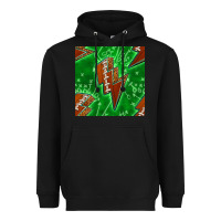 Black american football thunder Heavyweight Hoodie - BundleAndBundleShop