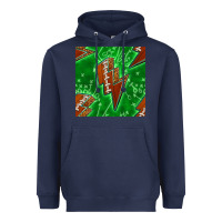 Navy american football thunder Heavyweight Hoodie - BundleAndBundleShop