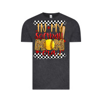Vintage Black in my softball mom era Vintage Tee - Artiststas