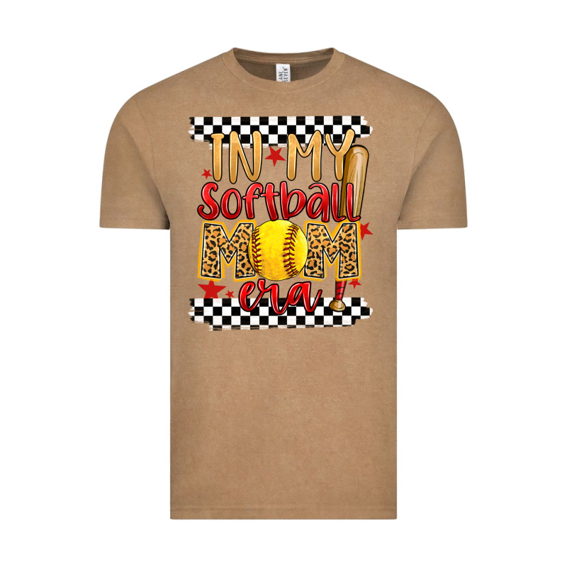 In My Softball Mom Era Vintage Tee by Artiststas | Teevron