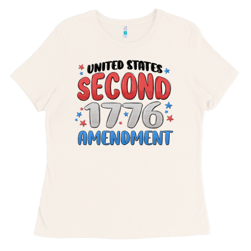 United States Second 1776 Amendment Ladies Tee by MaliasSmallBusiness | Teevron