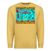 Antique Gold Battery Life Of A Teacher Tumbler Premium Sweatshirt - BundleAndBundleShop